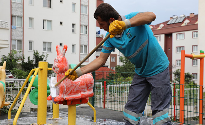 Akçaabat'ta parklar daha sağlıklı ve daha güvenli