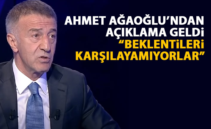Ahmet Ağaoğlu: Beklentileri karşılamıyorlar