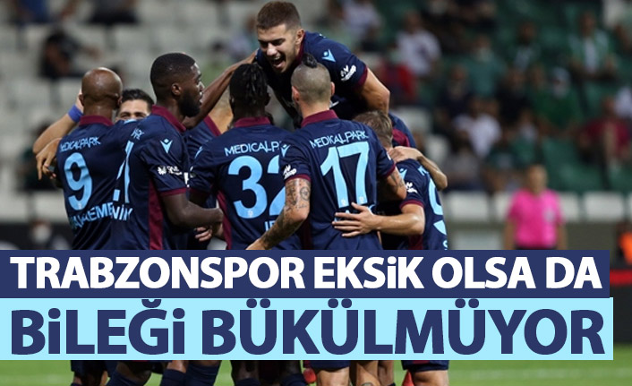 Trabzonspor eksik olsa da bileği bükülmüyor