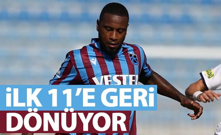Trabzonspor'da Denswil 11'e dönüyor