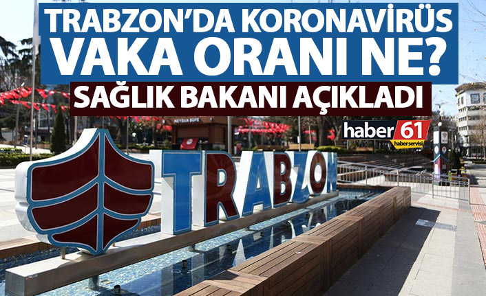 Haftalık koronavirüs vaka oranları açıklandı! Trabzon’da düşüş var!