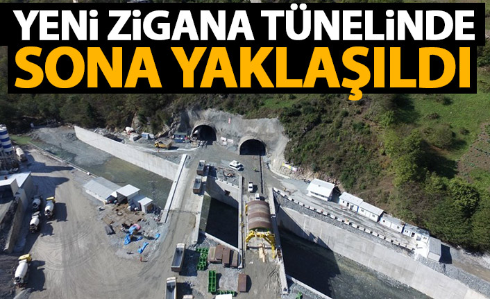 Zigana tünelinde sona yaklaşıldı