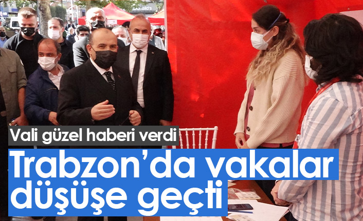 Trabzon valisi güzel haberi verdi: Vakalarda düşüşe geçtik