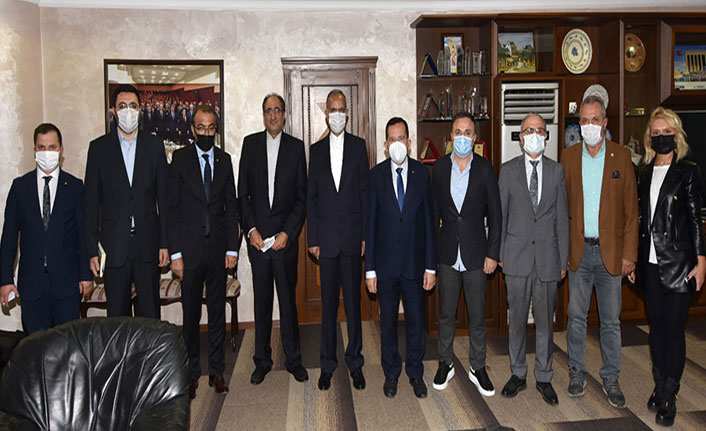 Başkonsolos Saberi'den TTSO'ya ziyaret