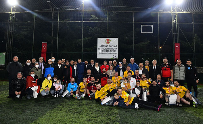 Trabzon'da Orhan Kaynar Futbol Turnuvası sona erdi