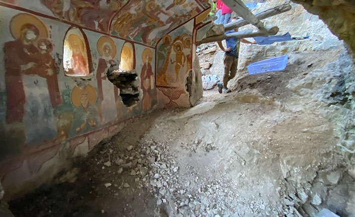 Sümela Manastırı'ndaki saklı şapeller gün yüzüne çıkıyor