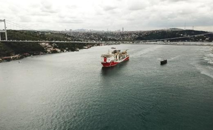 Yavuz sondaj gemisi Karadeniz'e açıldı