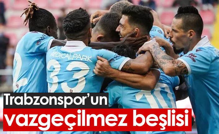 Trabzonspor'da vazgeçilmez beşli