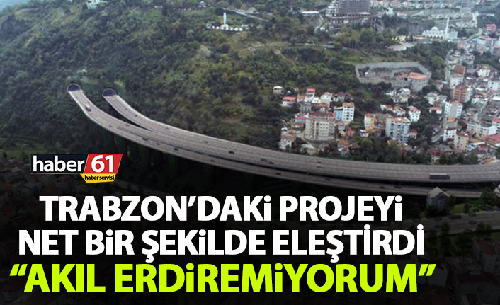 Ekrem İmamoğlu: Boztepe tüneline akıl erdiremiyorum
