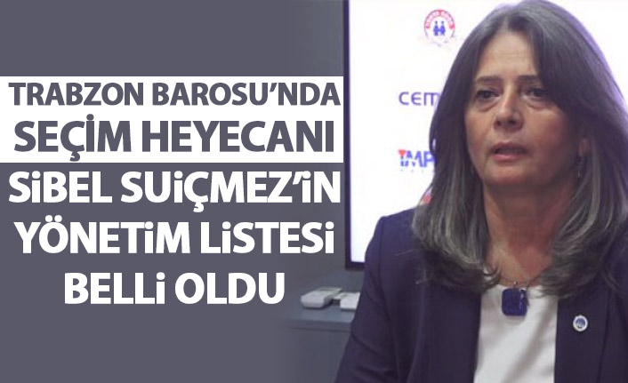 Sibel Suiçmez seçime gireceği yönetim kurulunu açıkladı