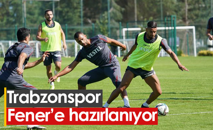 Trabzonspor Avcı yönetiminde Fenerbahçe maçına hazırlanıyor. 8 Ekim 2021