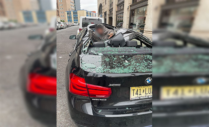 Dokuzuncu kattan düştü sağ kurtuldu