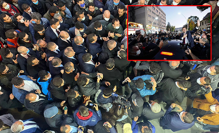 Bayburt'ta İmamoğlu izdihamı