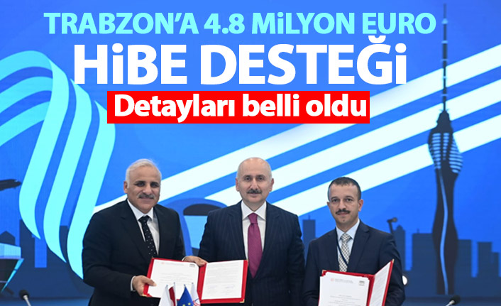 Trabzon'a 4.8 Milyon Euro hibe desteği
