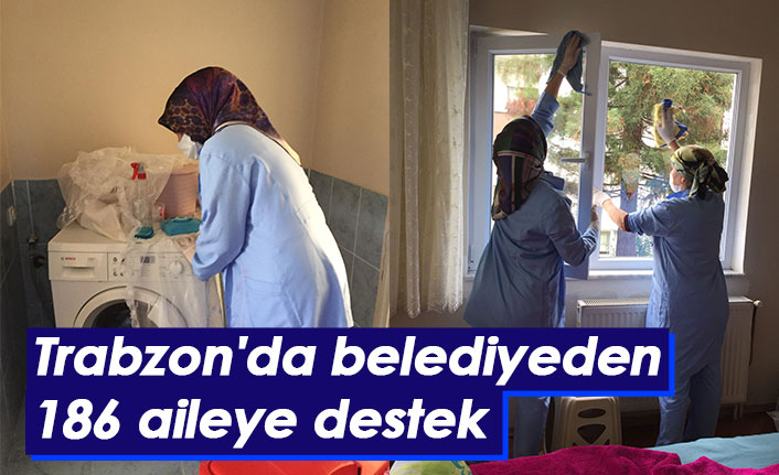 Trabzon'da belediyeden 186 aileye destek