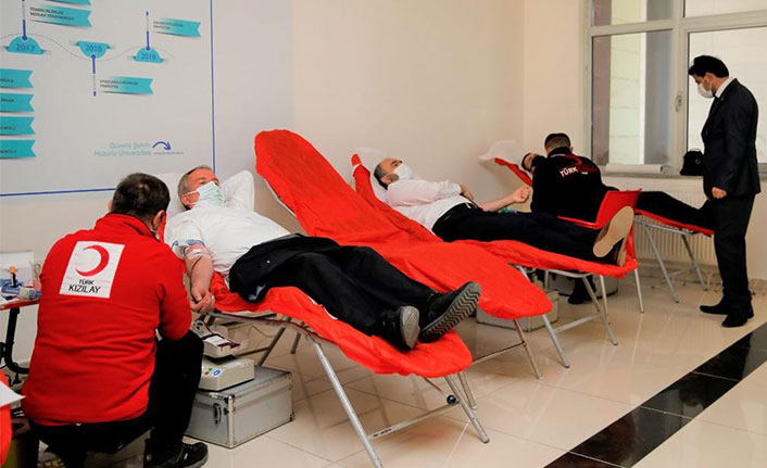 Karadeniz'de kan bağışına destek