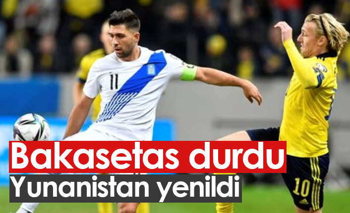 Bakasetas bu kez atamadı, Yunanistan yenildi