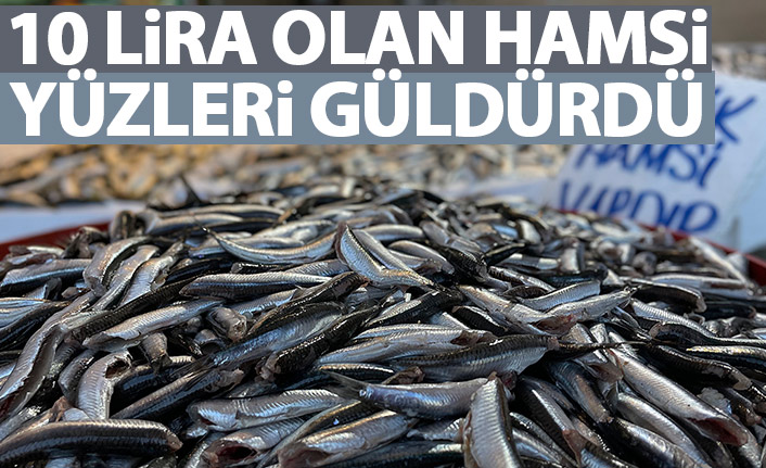 Kilosu 10 Lira olan hamsi tüketiciyi mutlu etti