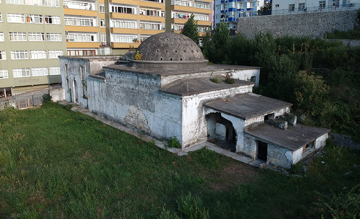 Trabzon'da Tarihi Hasanpaşa Hamamı gün yüzüne çıkıyor