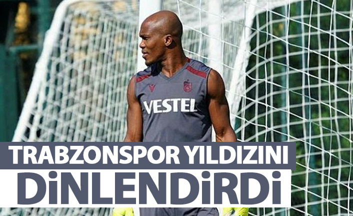 Trabzonspor yıldızını dinlendirdi