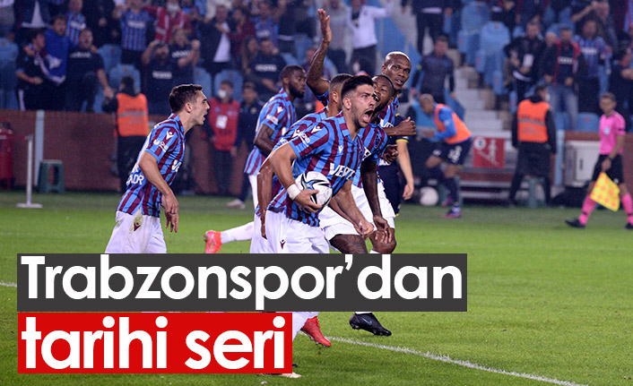 Trabzonspor'dan tarihi seri