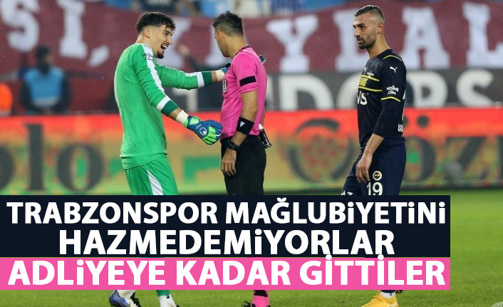 Trabzonspor mağlubiyetini hazmedemiyorlar! Adliyeye kadar gittiler