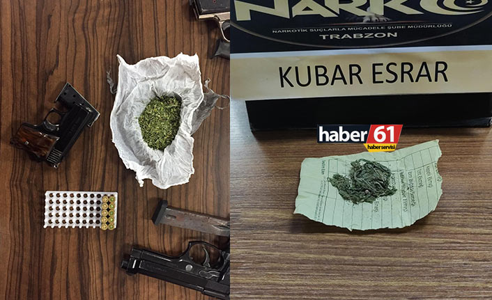 Trabzon’da uyuşturucu madde ele geçirildi