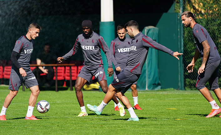 Trabzonspor, Göztepe maçı hazırlıklarını sürdürdü