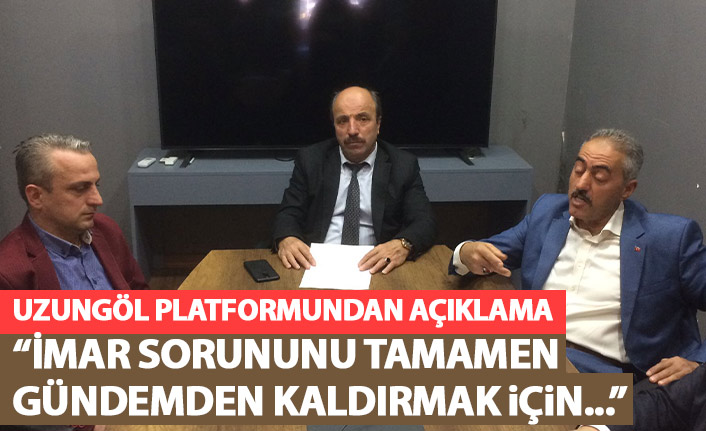 Hazırladıkları plan için destek istediler: Uzungöl’de imar sorununu gündemimizden tamamen çıkarmak…