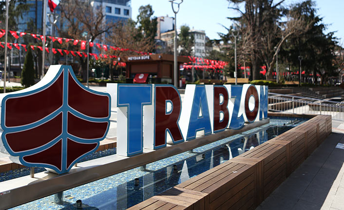 Trabzon maviye döndü