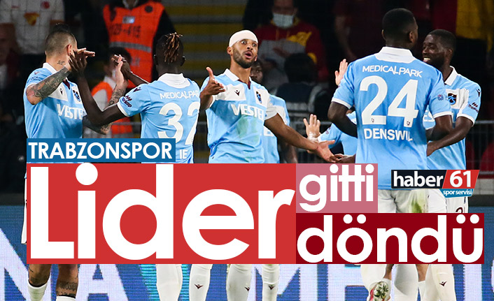 Liderliğe devam! Trabzonspor Göztepe'yi kayıpsız geçti
