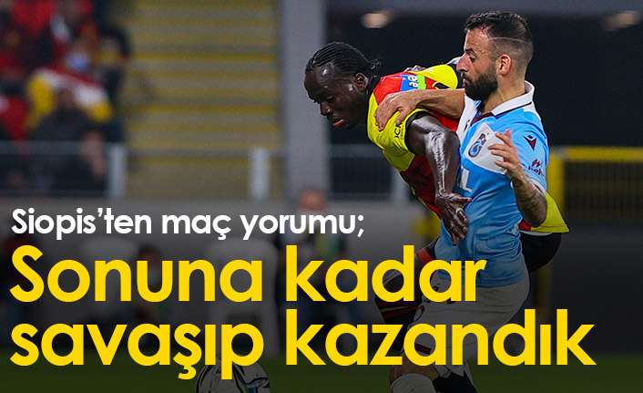 Siopis: Savaşarak kazandık