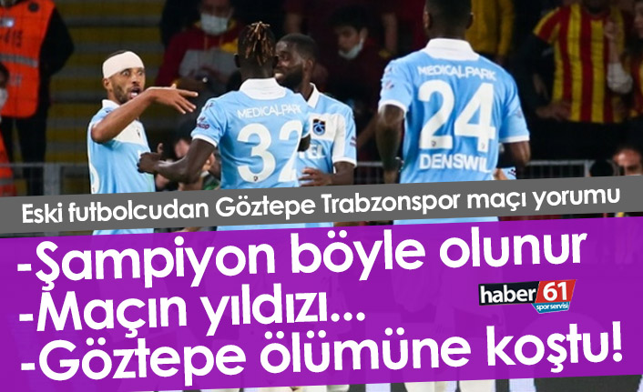 Dikkat çeken Trabzonspor yorumu: Şampiyon böyle olunur