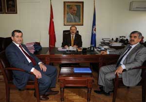 Vekillerden Başkana ziyaret