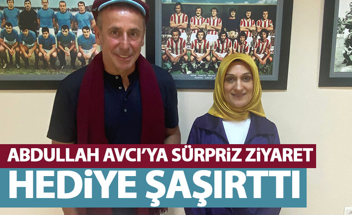 Abdullah Avcı’ya sürpriz ziyaret! Hediye şaşırttı