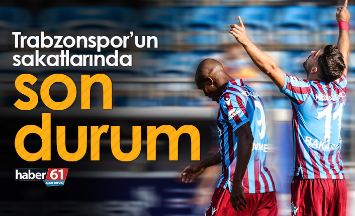 Trabzonspor’da Rizespor maçı öncesi sakatlık raporu netleşiyor