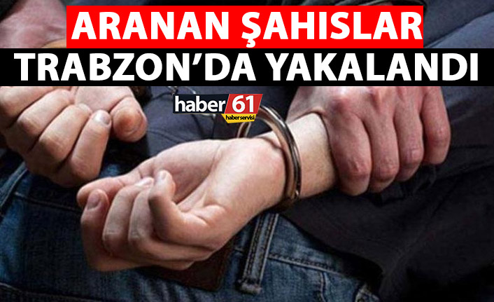 Trabzon’da ayrı suçlardan aranan 3 kişi yakalandı 27 Ekim 2021