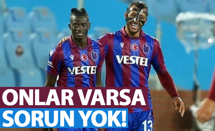 Trabzonspor'un yıldızları rakiplerine göz açtırmadı