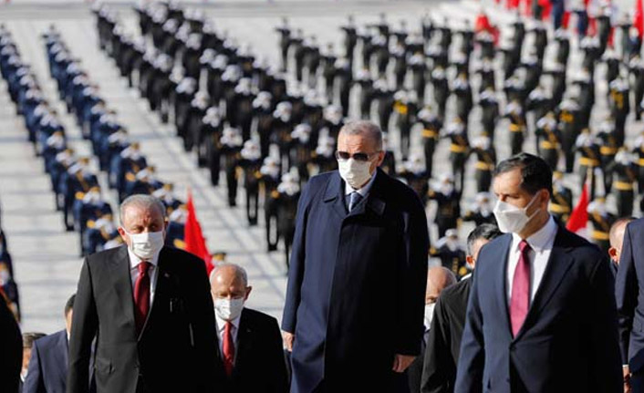 Devlet Erkanı Anıtkabir'de - 29 Ekim 2021