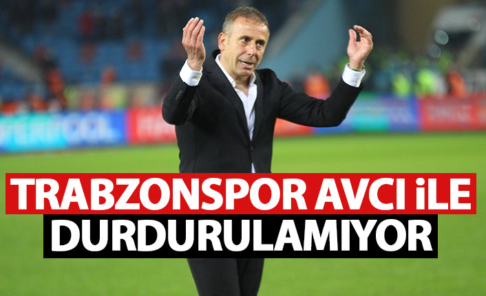 Trabzonspor Abdullah Avcı ile durdurulamıyor