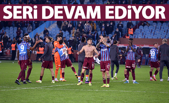 Trabzonspor namağlup serisini sürdürdü