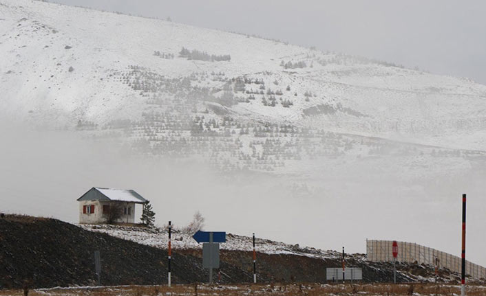 Bayburt'ta kar yağışı sürecek