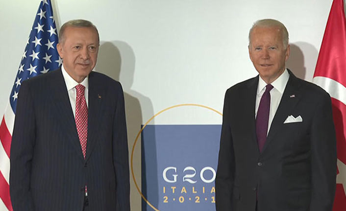 Erdoğan ve Biden bir araya geldi
