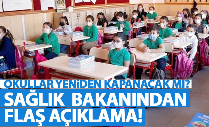 Okullar tekrar kapanacak mı? Bakan Koca'dan açıklama geldi