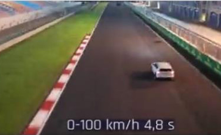 Yerli otomobil piste çıktı