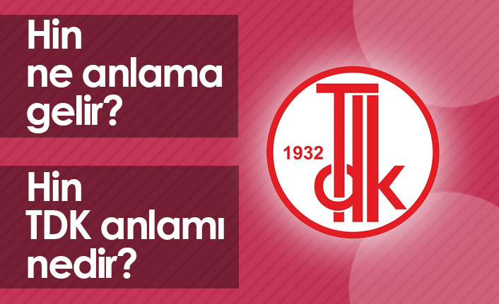 Hin Ne Demektir? Hin TDK Anlamı Nedir?