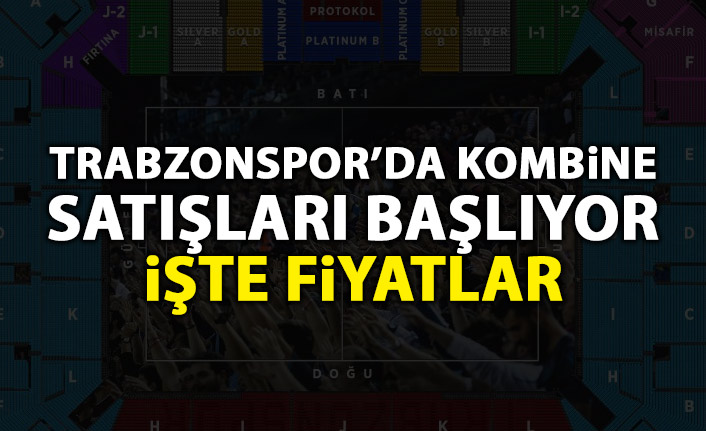 Trabzonspor kombine biletleri satışa çıkartıyor! İşte fiyatlar