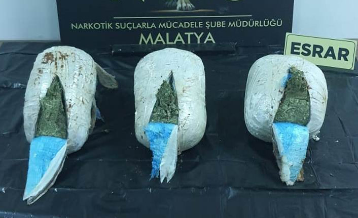 Peynir bidonundan uyuşturucu çıktı