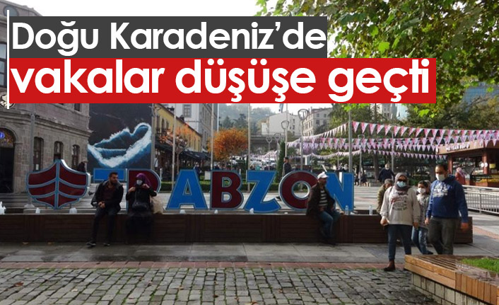 Doğu Karadeniz'de vaka sayıları düşüşe geçti