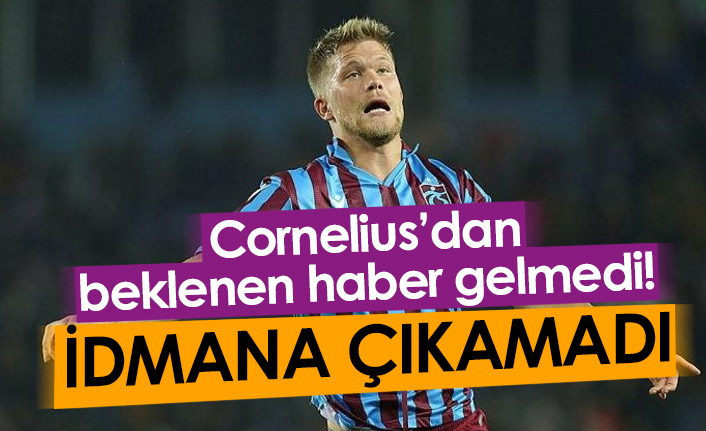 Trabzonspor'da Cornelius yine yok!